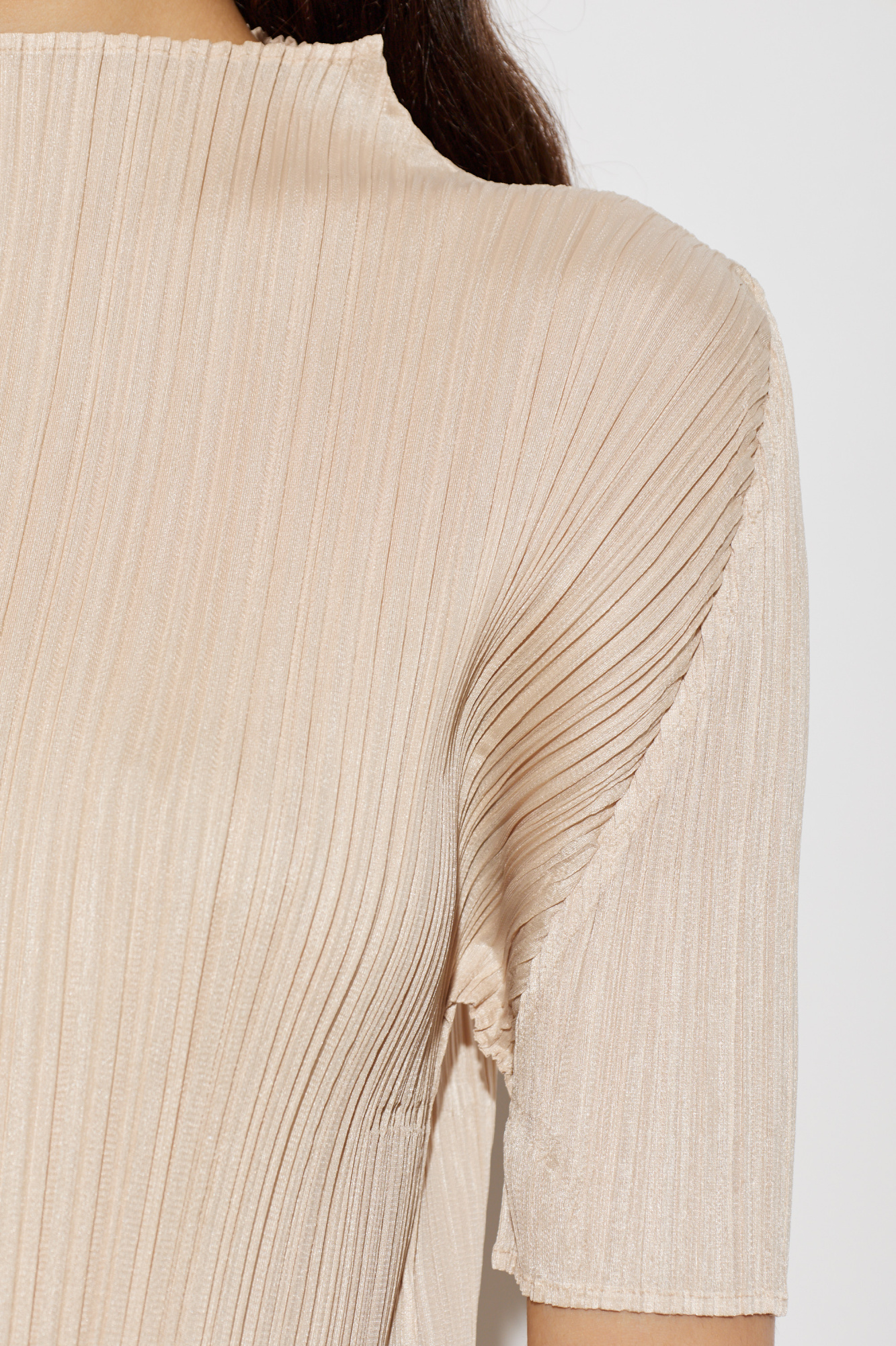ISSEY MIYAKE ベージュ ドット模様 タイトスカート Pleats Please Issey Miyake Pleated top | Women's | Vitkac